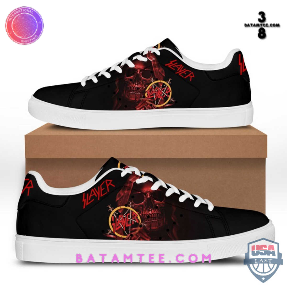 Slayer Metal Band Red Skull Stan Smith Shoes's Overview - Batamtee Shop - Threads & Totes: Your Style Destination