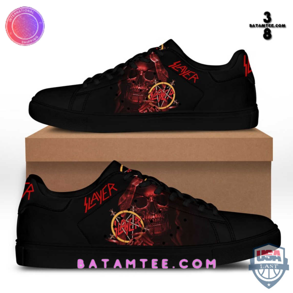 Slayer Metal Band Red Skull Stan Smith Shoes's Overview - Batamtee Shop - Threads & Totes: Your Style Destination