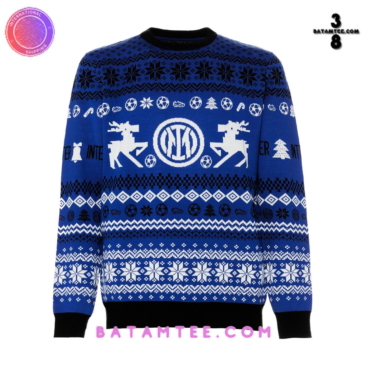 Inter Milan FC 2023 Christmas Jumper's Overview - Batamtee Shop - Threads & Totes: Your Style Destination