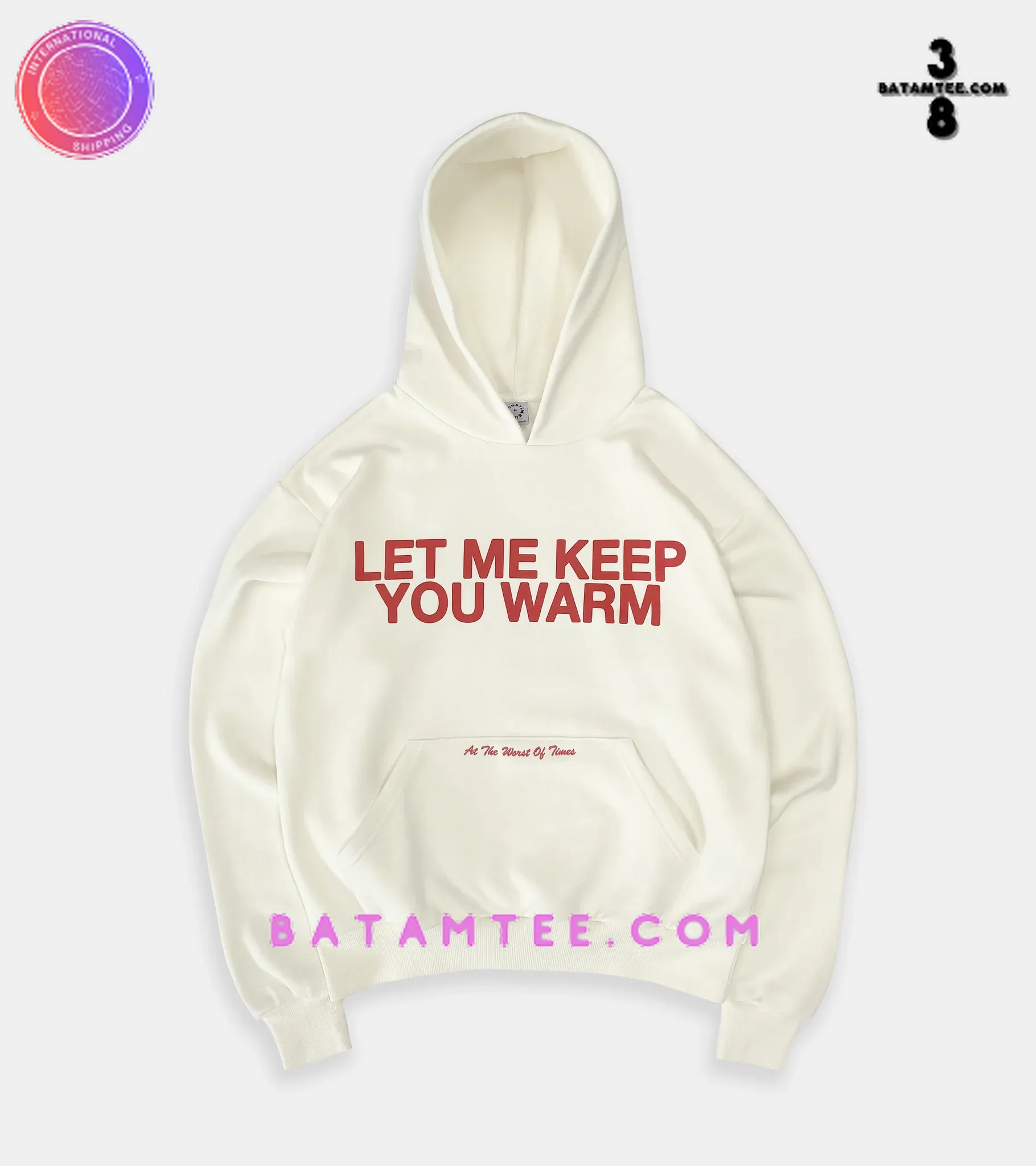 Let Me Keep You Warm Ivory Hoodie