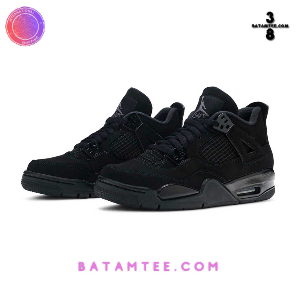 Air Jordan 4 Retro GS Black Cat's Overview - Batamtee Shop - Threads & Totes: Your Style Destination