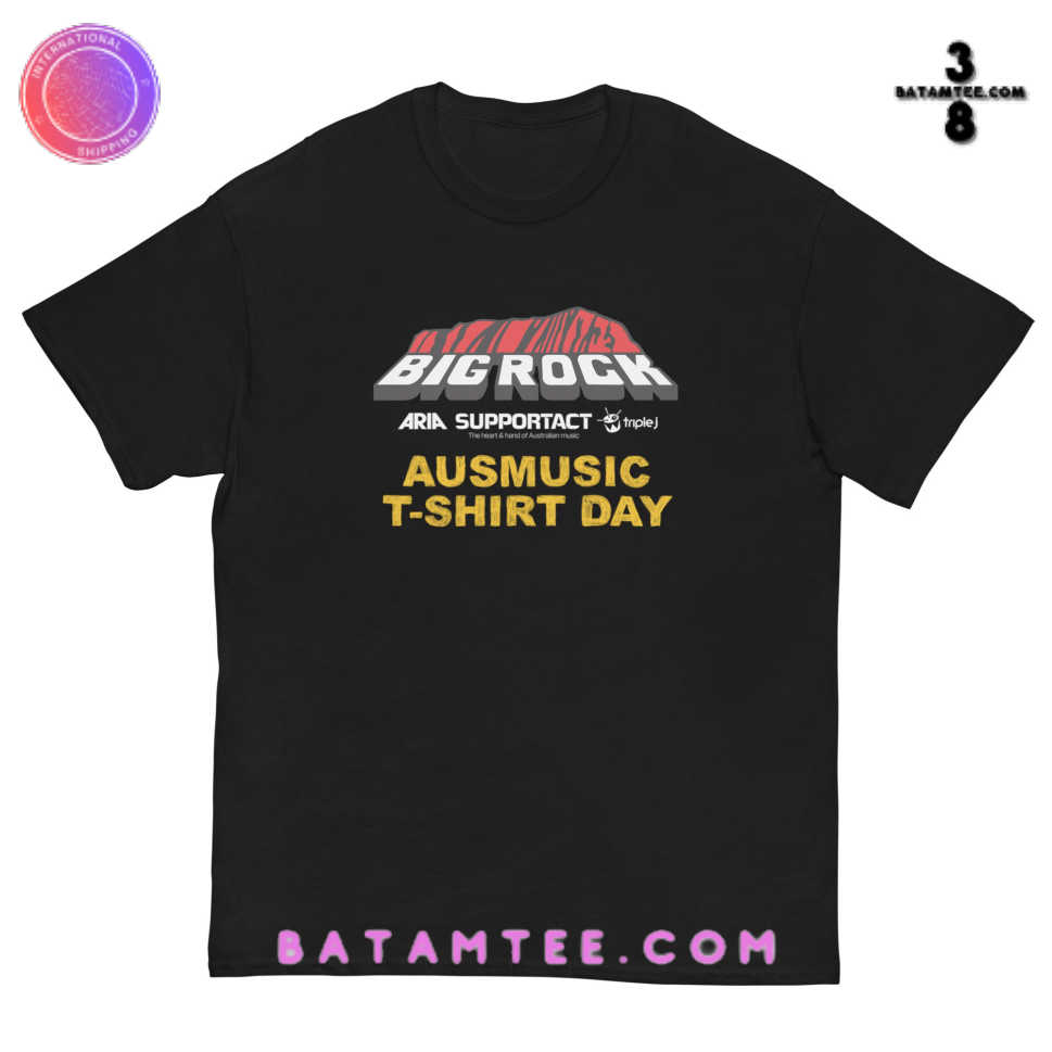 Aus Music T-Shirt Day 2023 Big Rock's Overview - Batamtee Shop - Threads & Totes: Your Style Destination