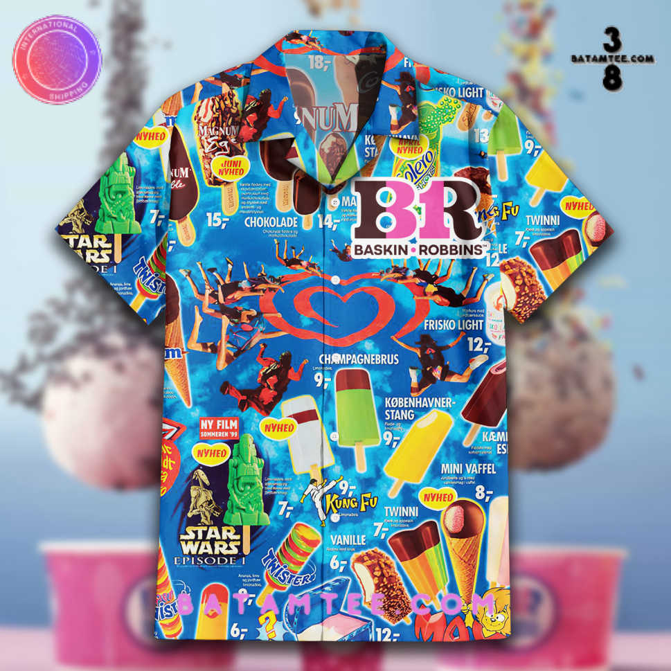 Baskin-Robbins Ice Cream Hawaiian Set's Overview - Batamtee Shop - Threads & Totes: Your Style Destination