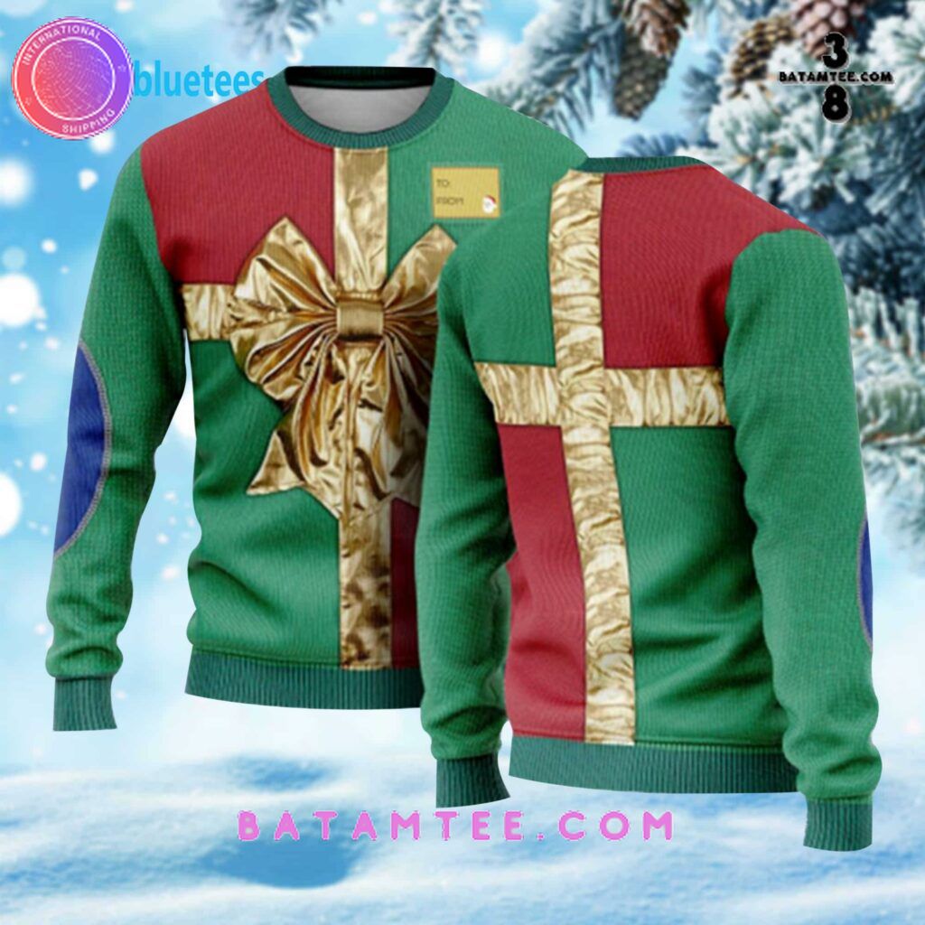 Gift Box Ryan Reynolds Ugly Christmas Sweater