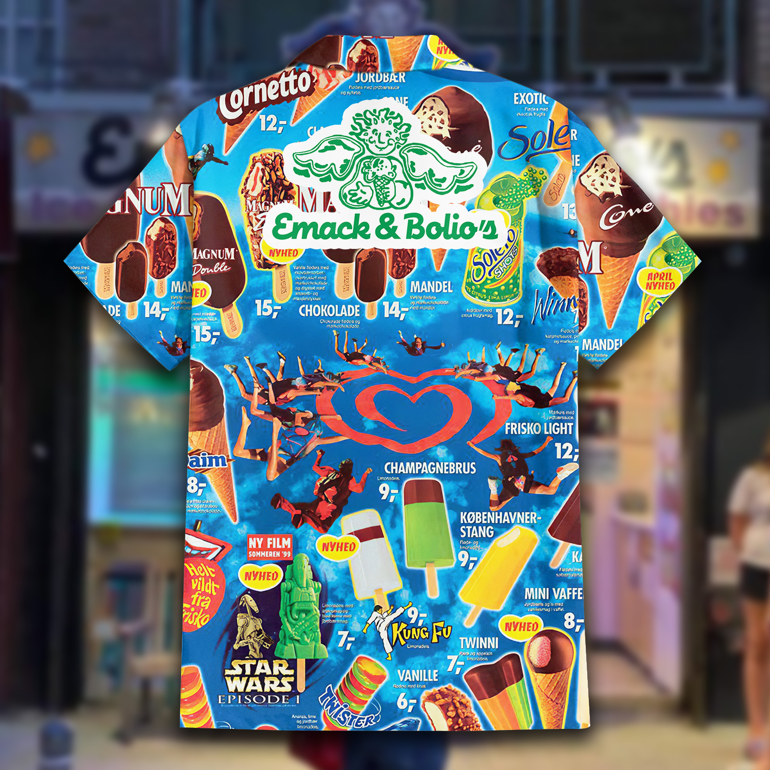 Emack & Bolio's Ice Cream Hawaiian Set's Overview - Batamtee Shop - Threads & Totes: Your Style Destination