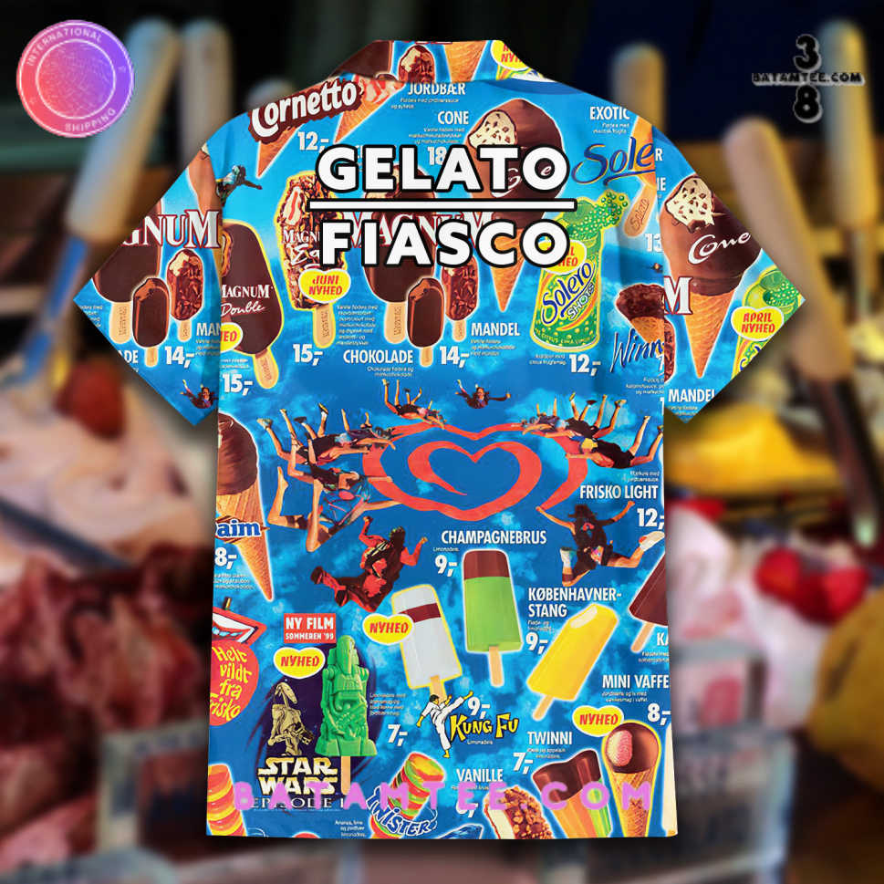 Gelato Fiasco Ice Cream Hawaiian Shirt's Overview - Batamtee Shop - Threads & Totes: Your Style Destination