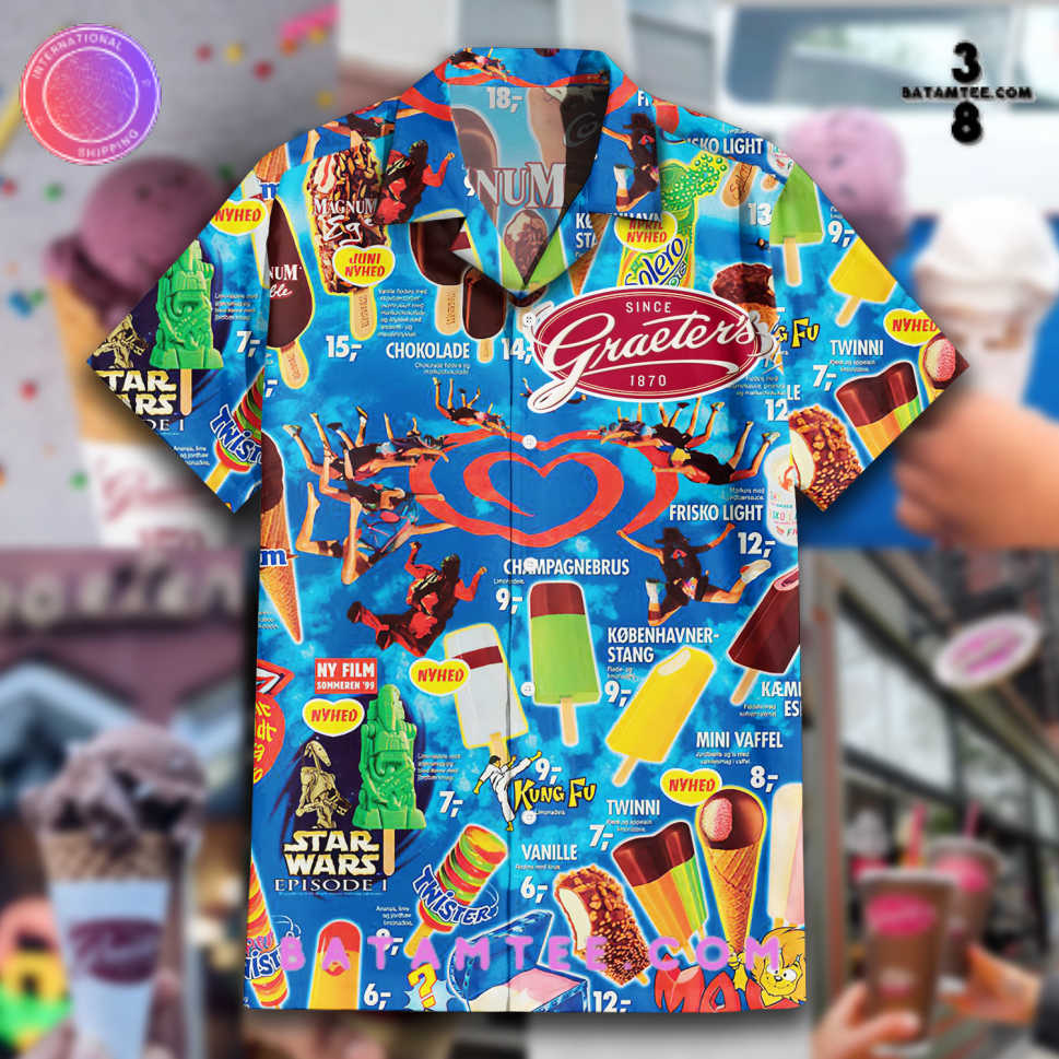 Graeter's Ice Cream Hawaiian Set's Overview - Batamtee Shop - Threads & Totes: Your Style Destination