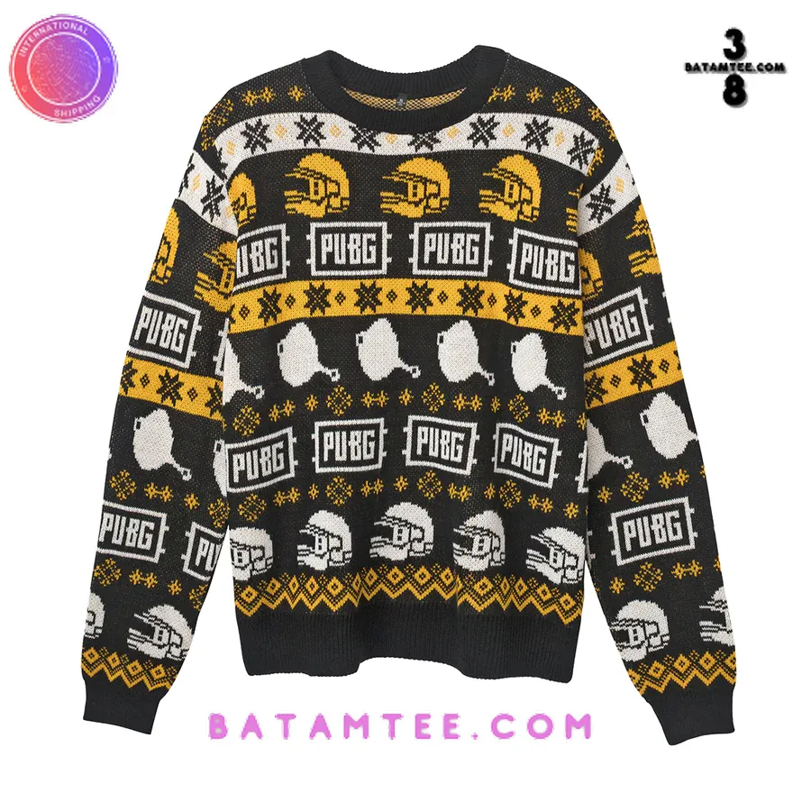 PUBG Cooking Pan Helmet Ugly Christmas Sweater's Overview - Batamtee Shop - Threads & Totes: Your Style Destination