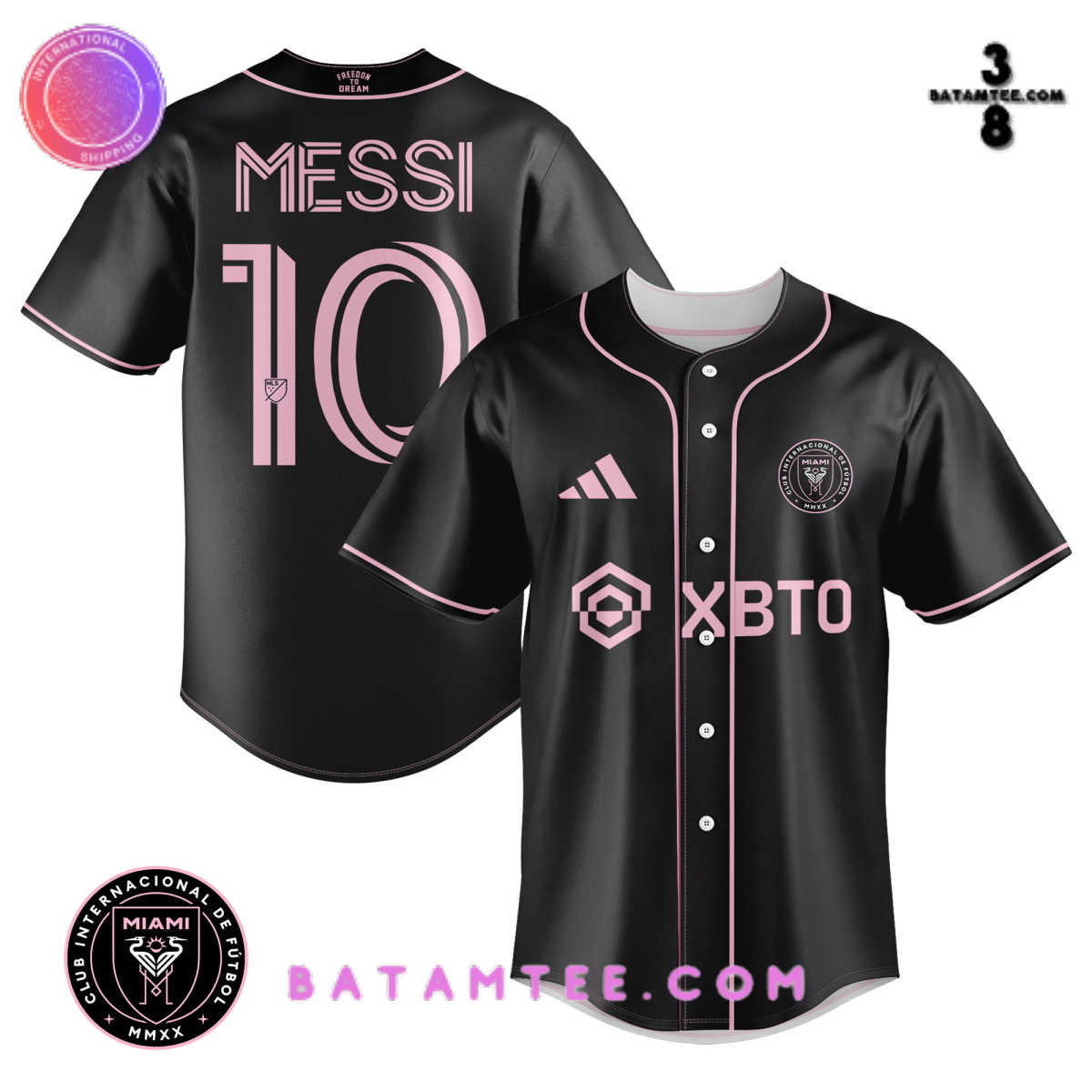 MLS Inter Miami Lionel Messi Number 10 Baseball Jersey's Overview - Batamtee Shop - Threads & Totes: Your Style Destination