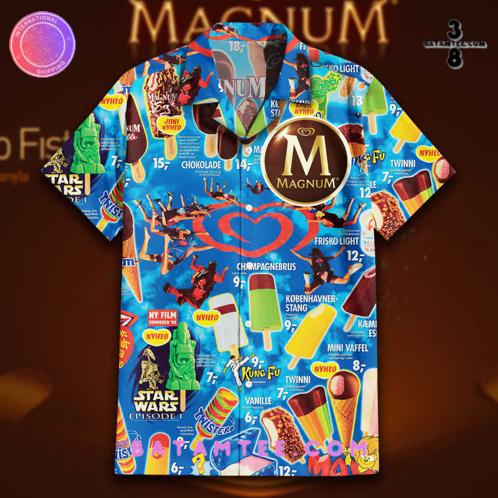 Magnum Ice Cream Hawaiian Set's Overview - Batamtee Shop - Threads & Totes: Your Style Destination