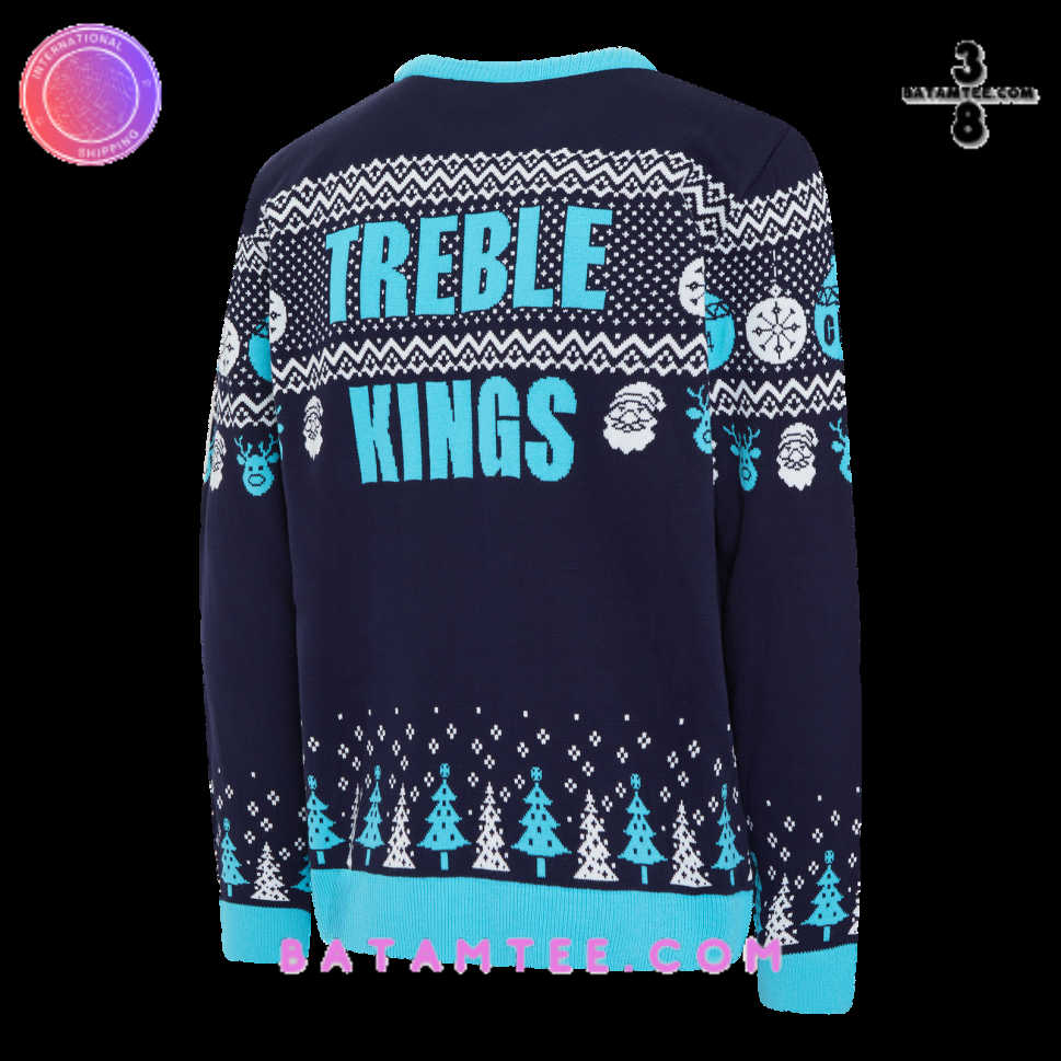 Manchester City Treble Kings Christmas Jumper's Overview - Batamtee Shop - Threads & Totes: Your Style Destination