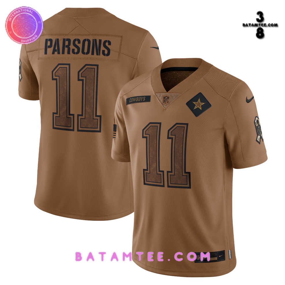 NFL Dallas Cowboys Micah Parsons Brown Salute To Service Limited Jersey's Overview - Batamtee Shop - Threads & Totes: Your Style Destination