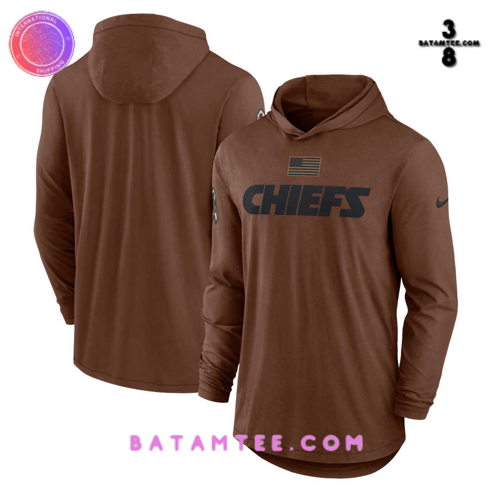 NFL Kansas City Chiefs Brown Salute To Service Hoodie's Overview - Batamtee Shop - Threads & Totes: Your Style Destination