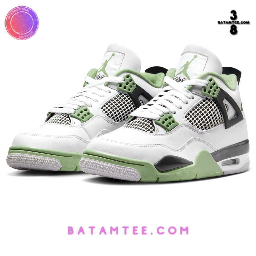 Air Jordan 4 Retro Wmns Seafoam's Overview - Batamtee Shop - Threads & Totes: Your Style Destination