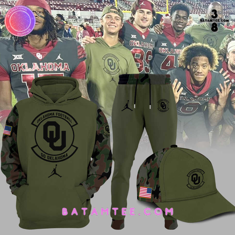 Oklahoma Sooners Go Oklahome Football Veterans Camo Hoodie, Pants's Overview - Batamtee Shop - Threads & Totes: Your Style Destination