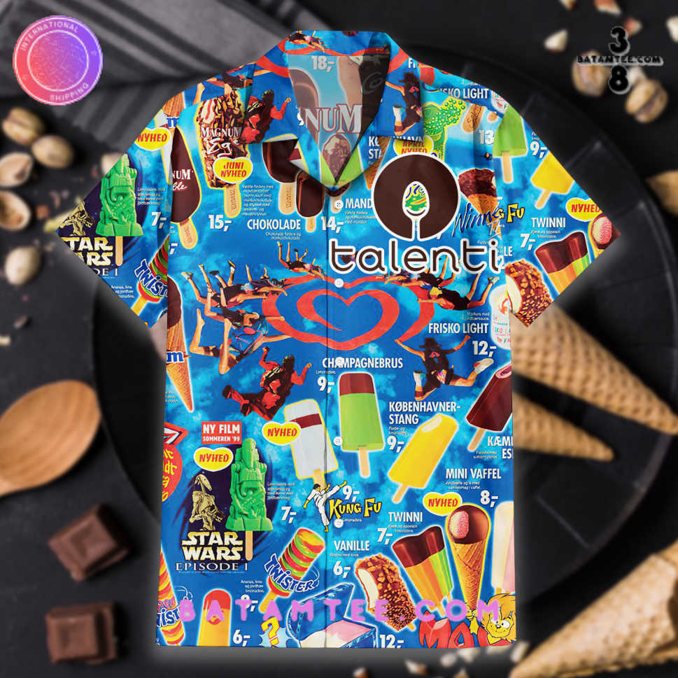 Talenti Gelato Ice Cream Hawaiian Set's Overview - Batamtee Shop - Threads & Totes: Your Style Destination