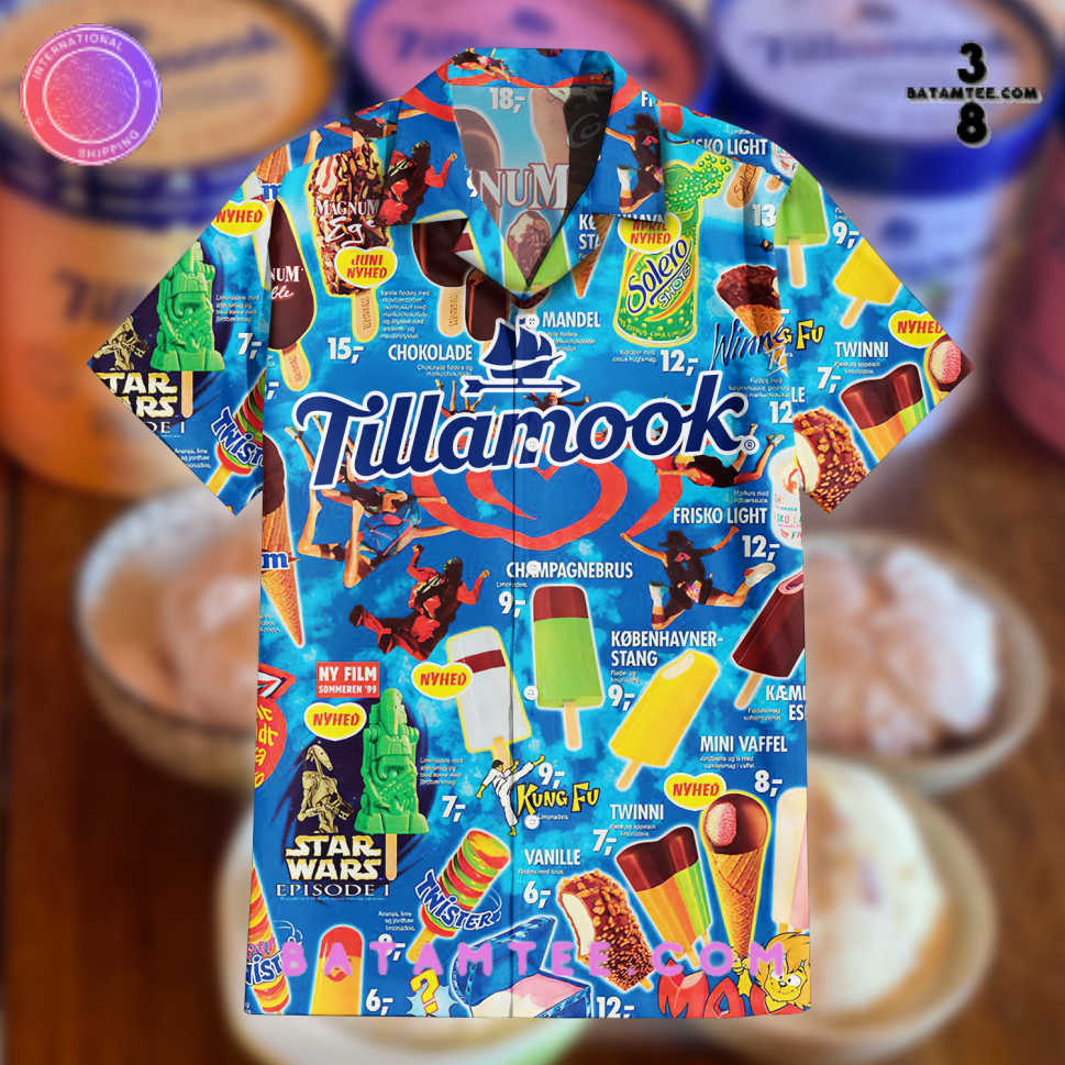 Tillamook Ice Cream Hawaiian Shirt's Overview - Batamtee Shop - Threads & Totes: Your Style Destination