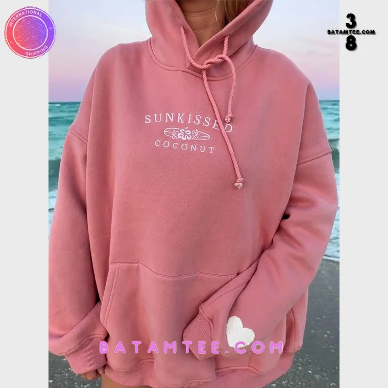 Sunkissed Coconut Pink Hoodie's Overview - Batamtee Shop - Threads & Totes: Your Style Destination