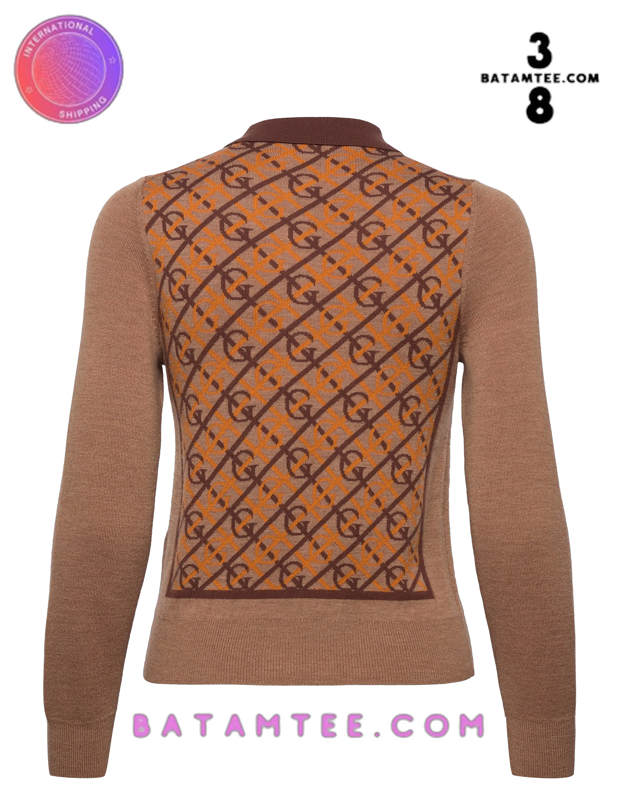 aTaylor Swift Gucci Gant Pattern Sweater