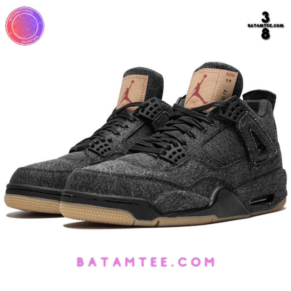 Levis x Nike Air Jordan 4 Black's Overview - Batamtee Shop - Threads & Totes: Your Style Destination