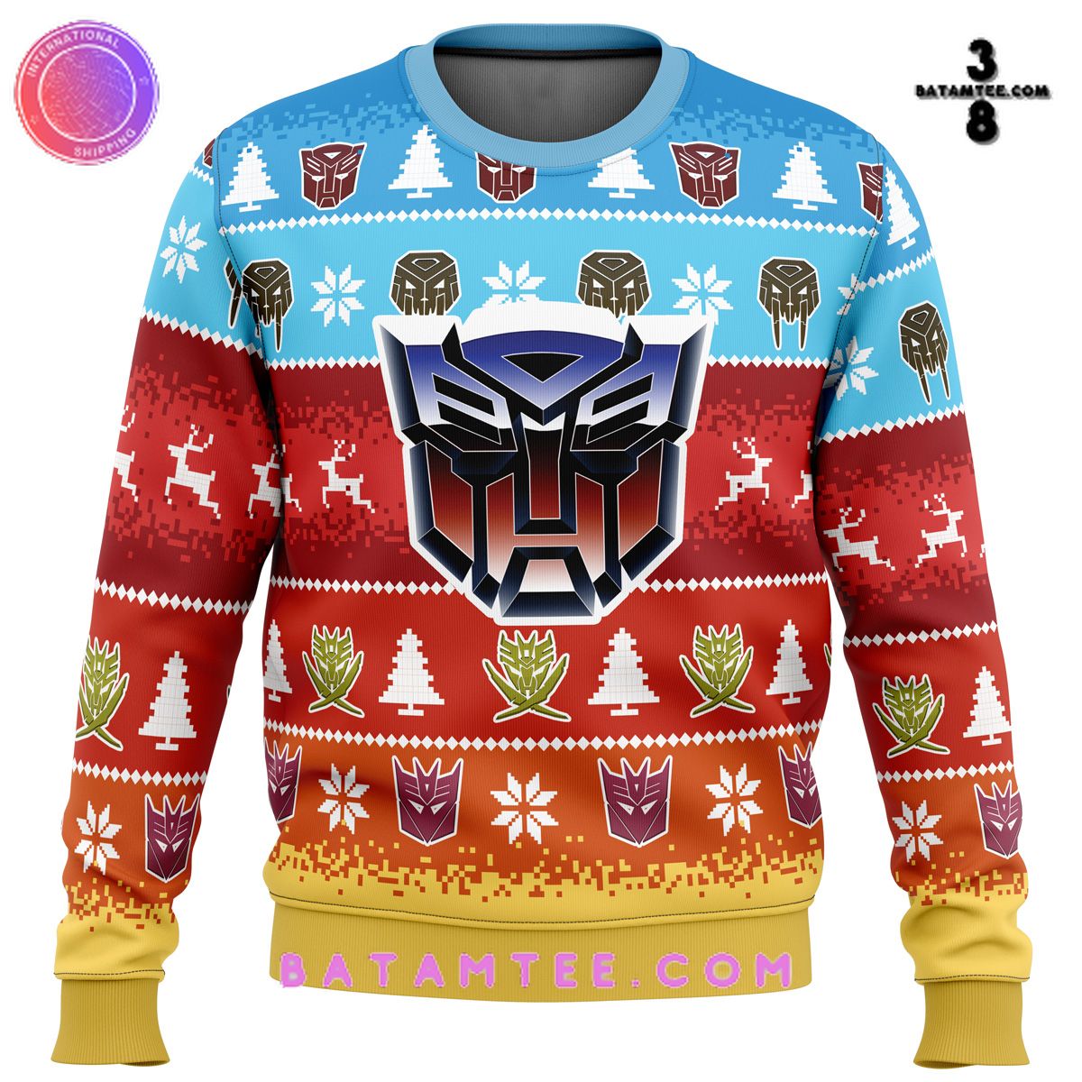 Transformer Logo Ugly Christmas Sweater