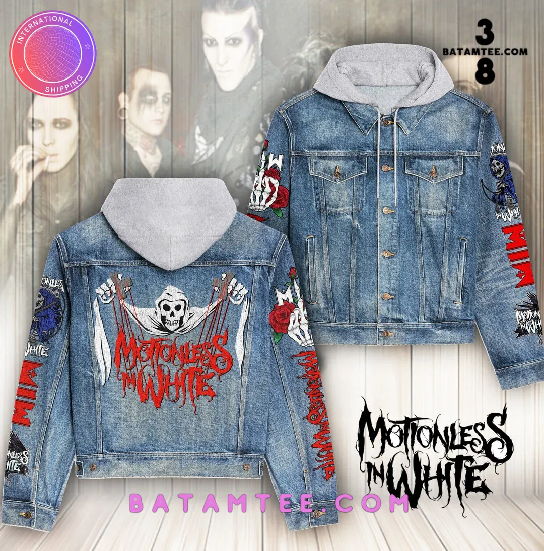 Motionless in White Hooded Denim Jacket