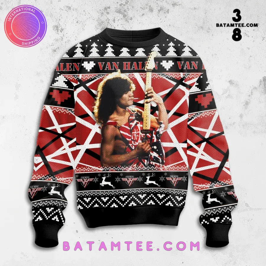 Van Halen Ugly Christmas Sweater's Overview - Batamtee Shop - Threads & Totes: Your Style Destination