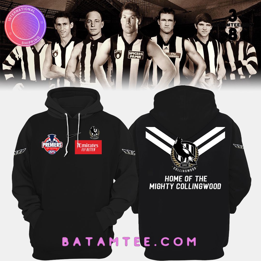 AFL Collingwood Magpies FC 2024 Go Pies Win Hoodie