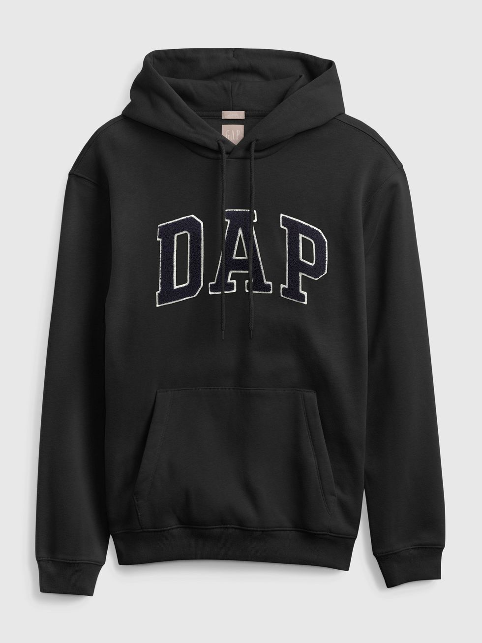 Gap x Dapper Dan Second Drop of "DAP GAP" Black Hoodie