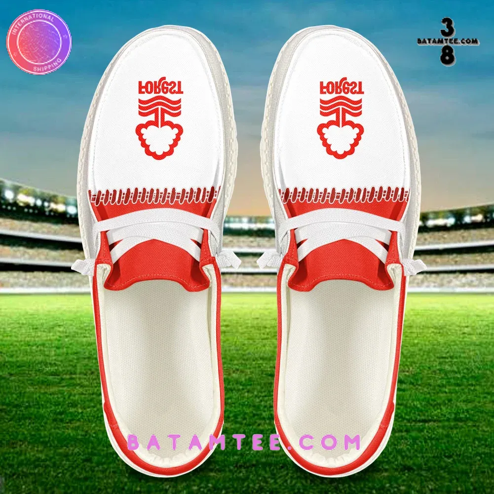 EPL Nottingham Forest Custom Name Hey Dude Shoes