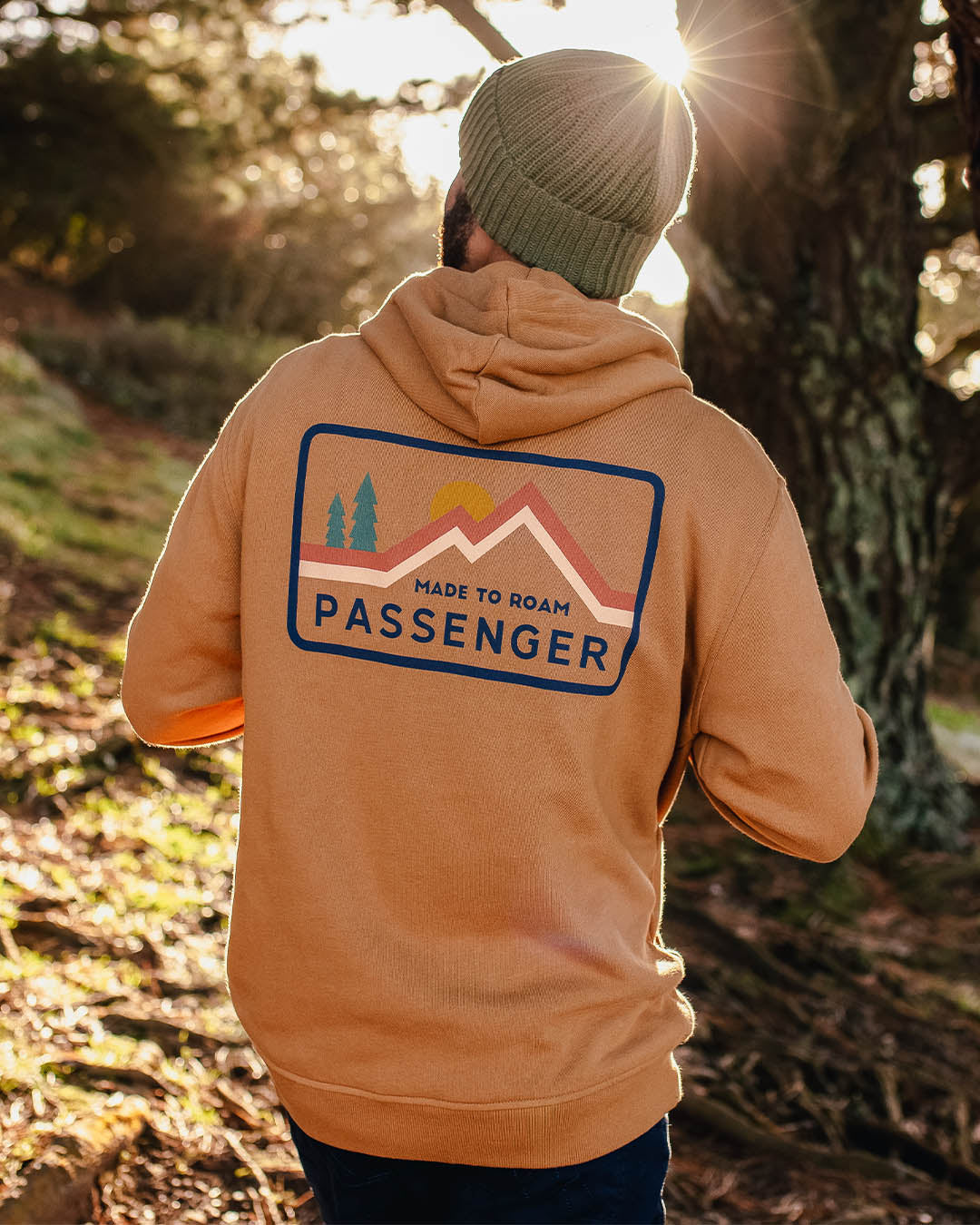 Passenger Made To Roam Golden Brown Hoodie