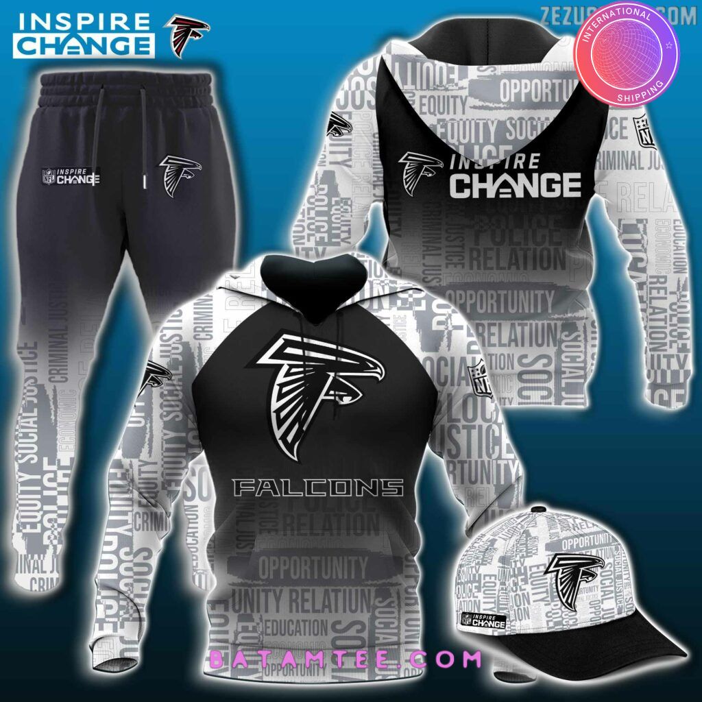 NFL Atlanta Falcons Inspire Change Justice Opportunity Equality Freedom Hoodie, Pants, Cap