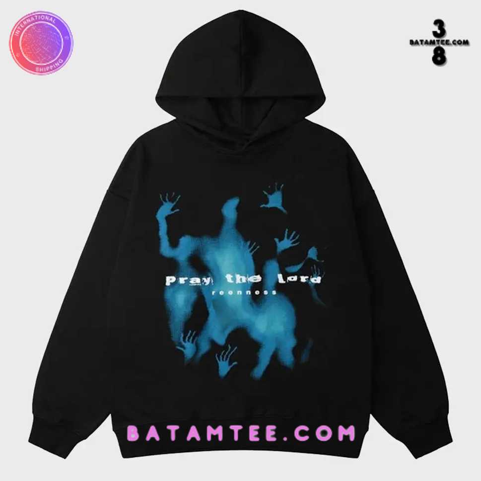 Blue Soul Pray The Lord Reenness Black Hoodie