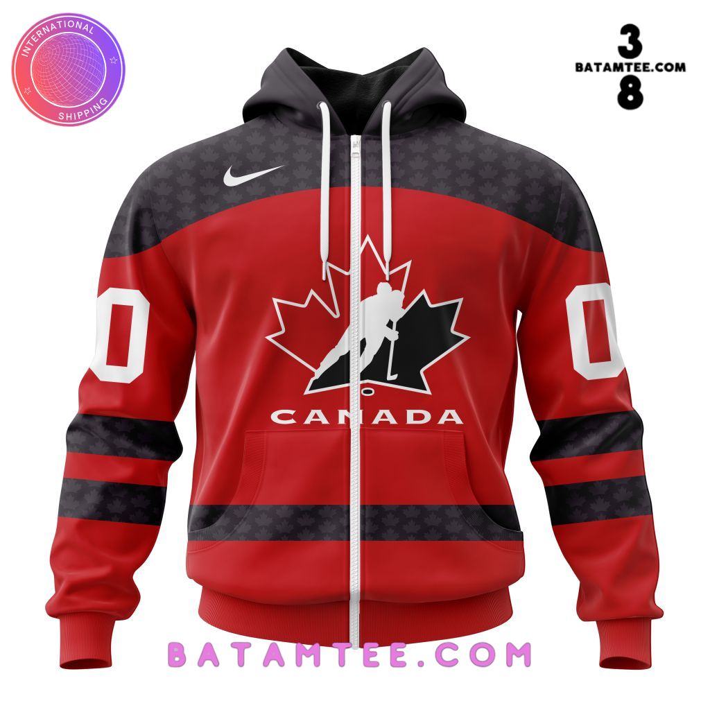 Hockey Canada Personalized Red Hoodie