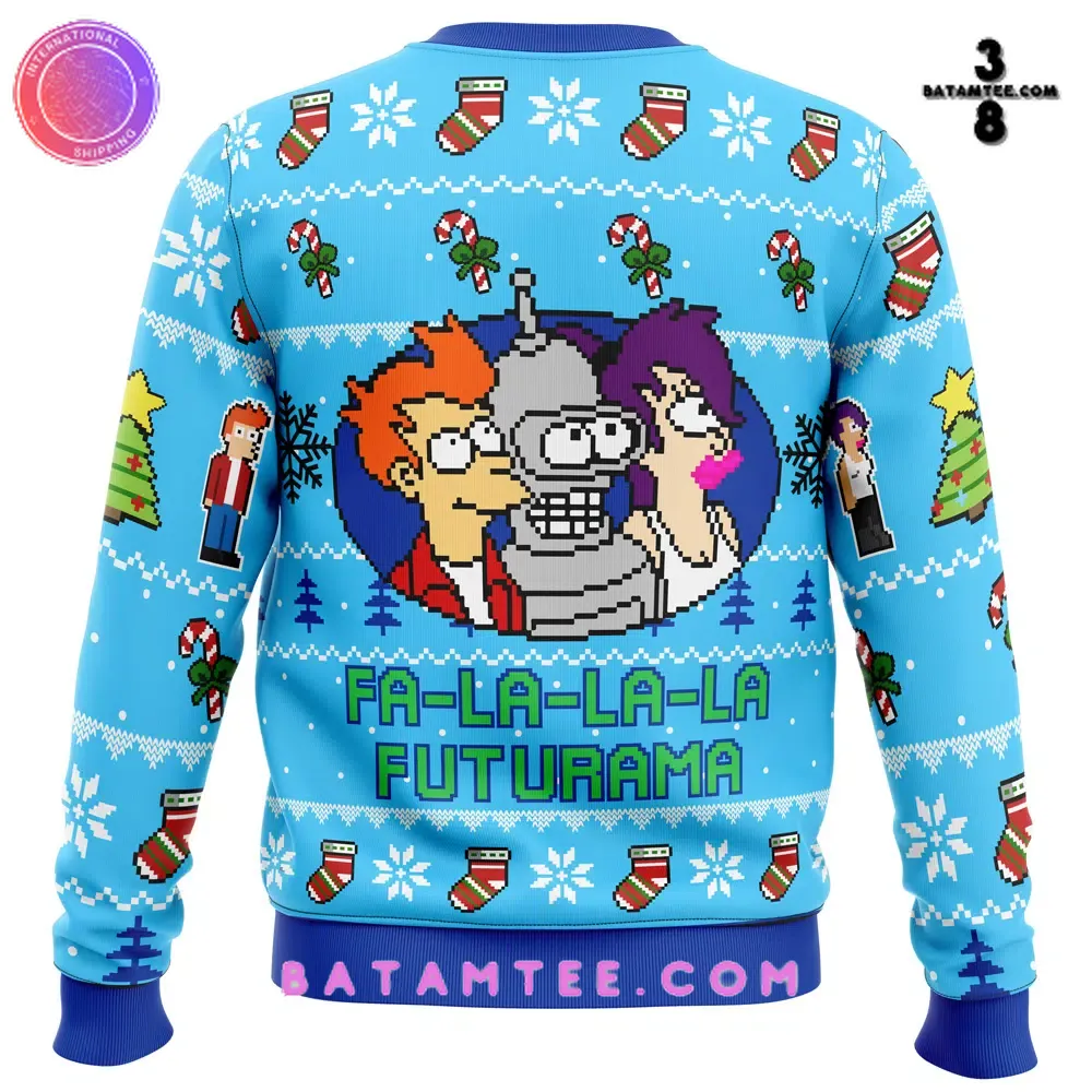 Fa La La La Futurama The Simpsons Ugly Christmas Sweater