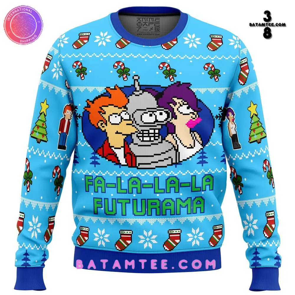 Fa La La La Futurama The Simpsons Ugly Christmas Sweater