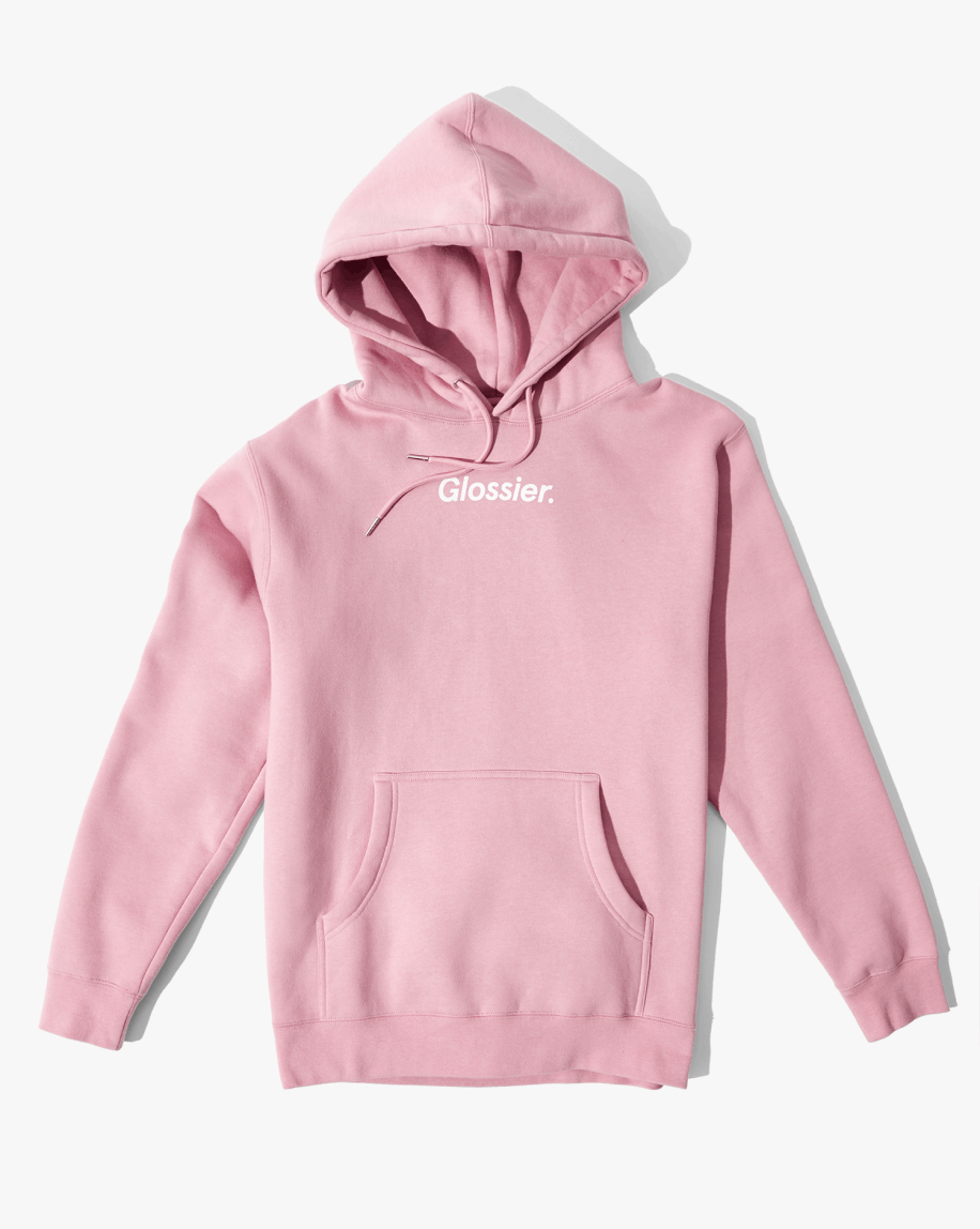 Glossier Sage Pink Hoodie