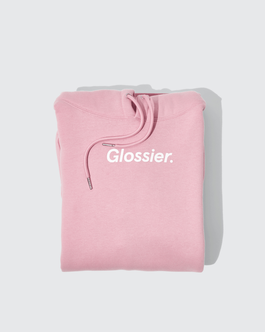 Glossier Sage Pink Hoodie