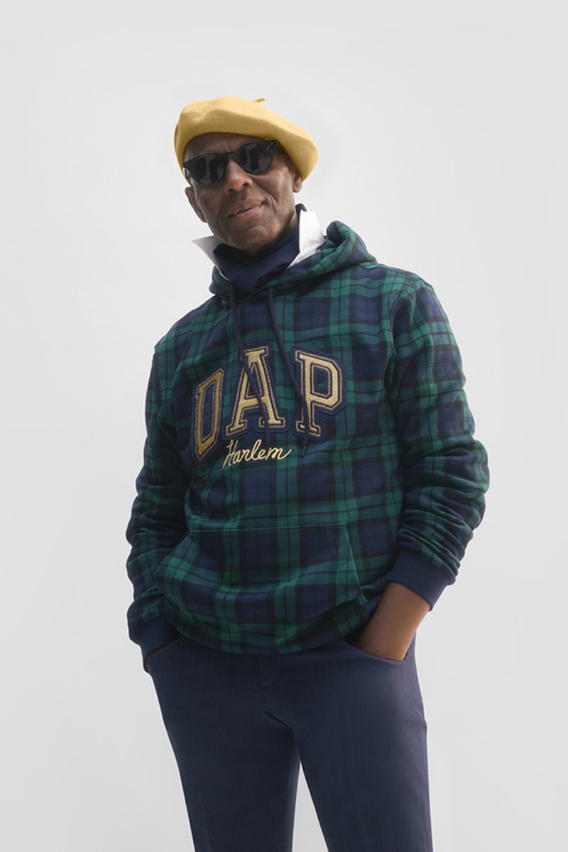 Gap x Dapper Dan "DAP GAP" Harlem Dark Green Arch Logo Hoodie