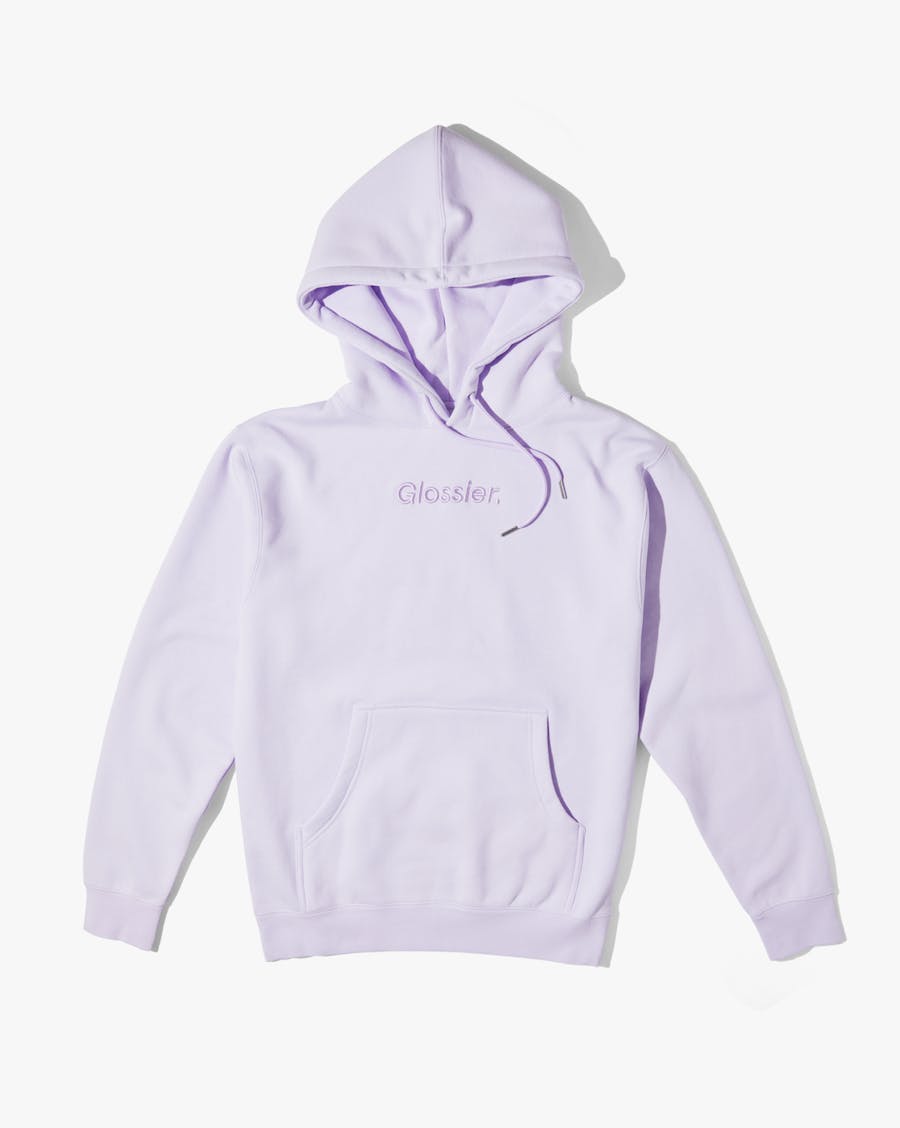 Glossier Sage Lavender Hoodie