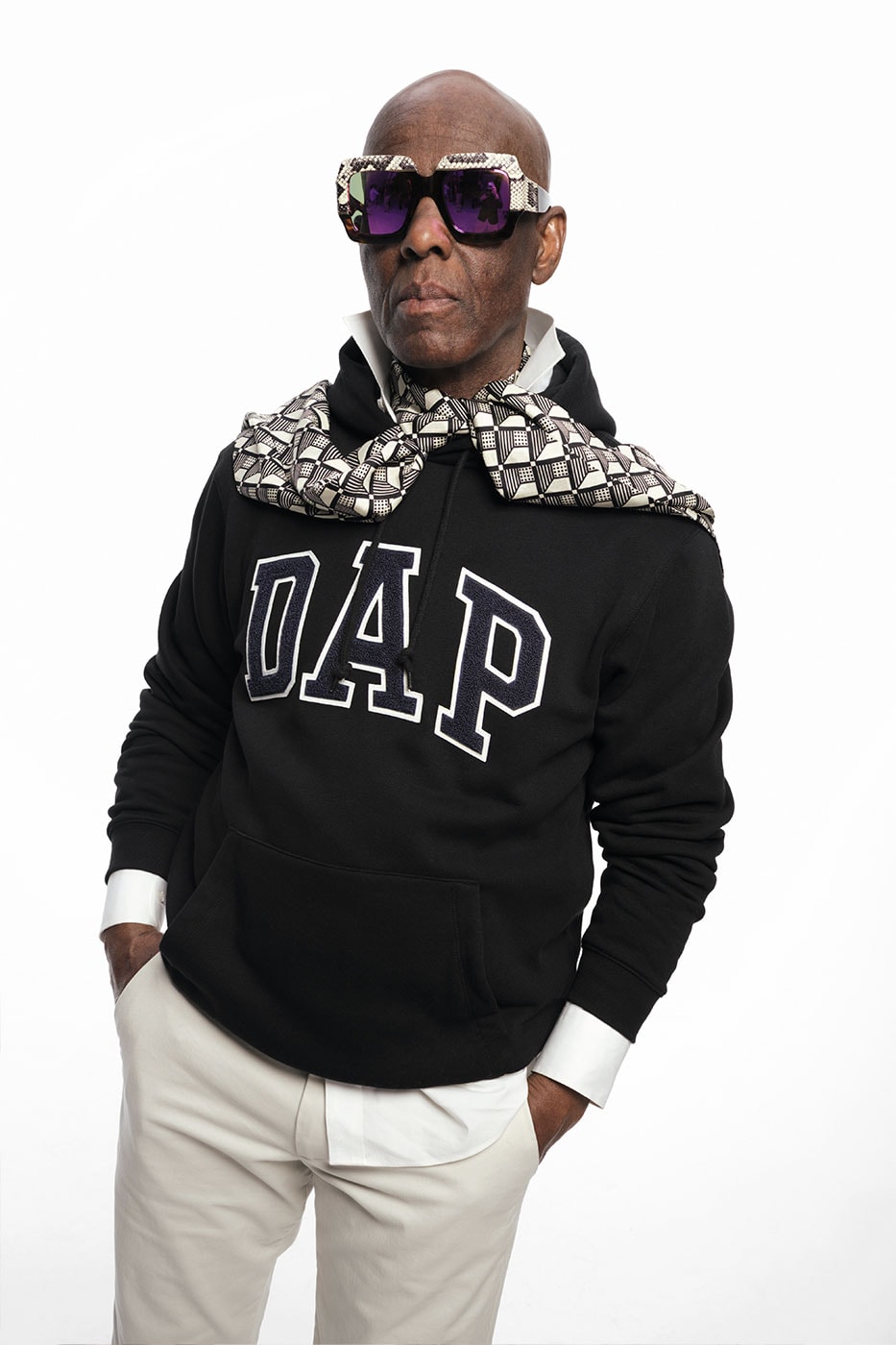 Gap x Dapper Dan Second Drop of "DAP GAP" Black Hoodie's Overview - Batamtee Shop - Threads & Totes: Your Style Destination