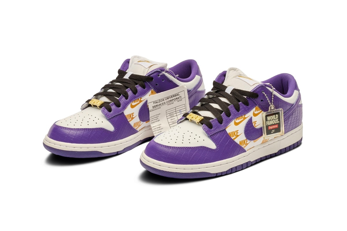 Supreme's "Court Purple" Nike SB Dunk Low