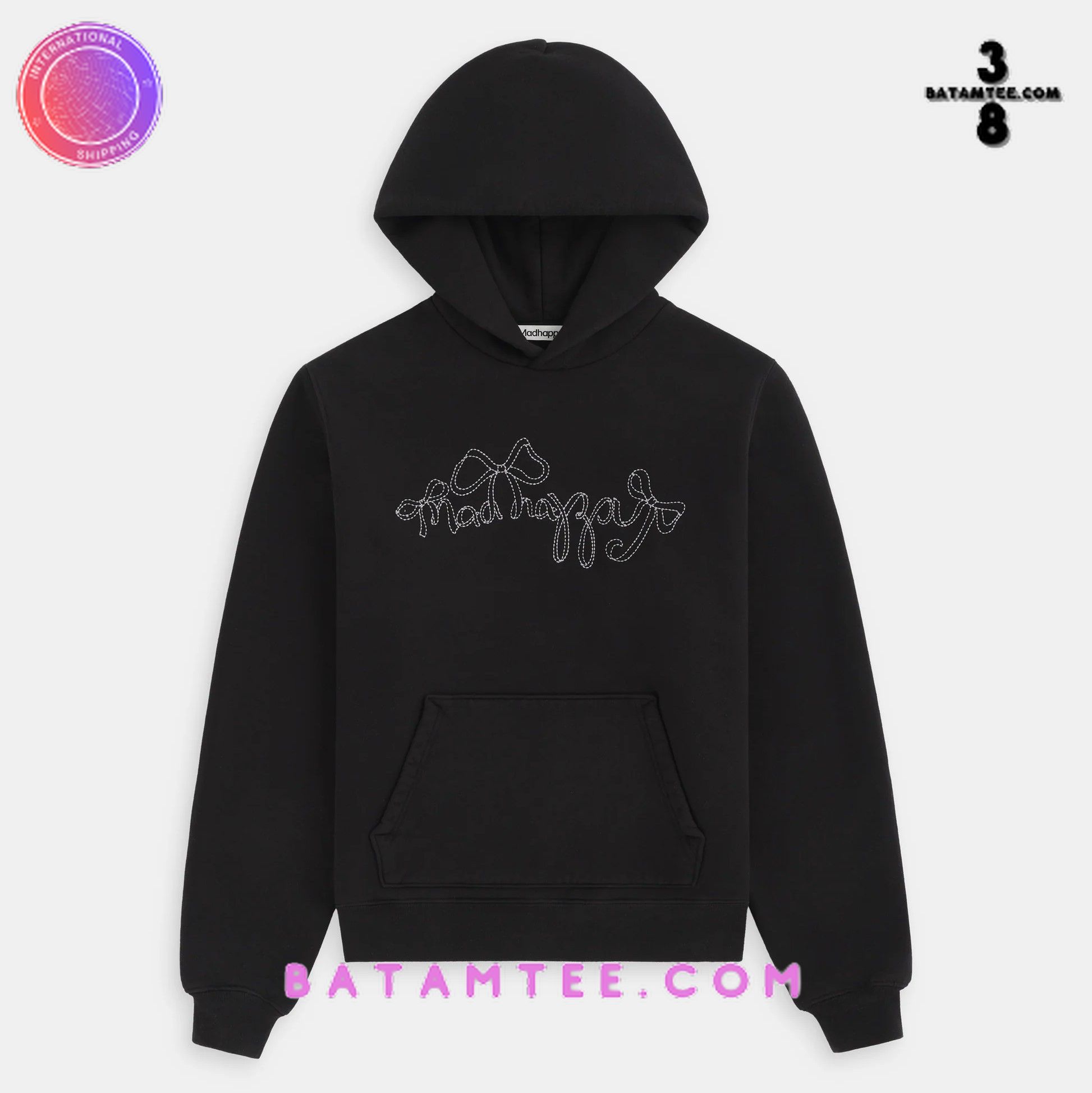 Madhappy Bow Black Fleece Hoodie