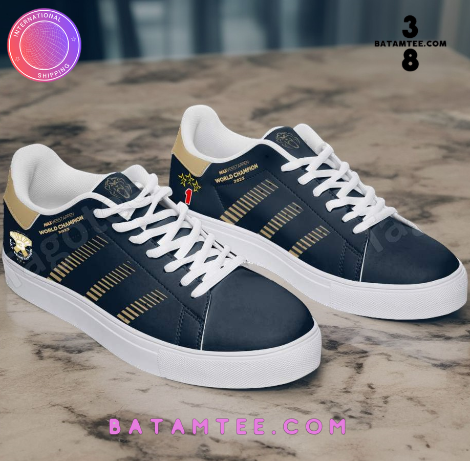 Max Verstappen World Champion 2023 Red Bull Racing Stan Smith Shoes