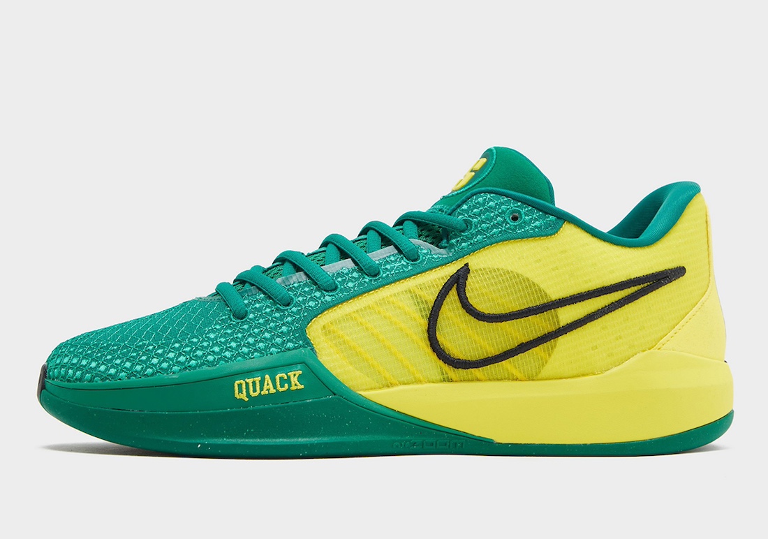 Nike Sabrina 1 Oregon Ducks "Quack Quack" Shoes