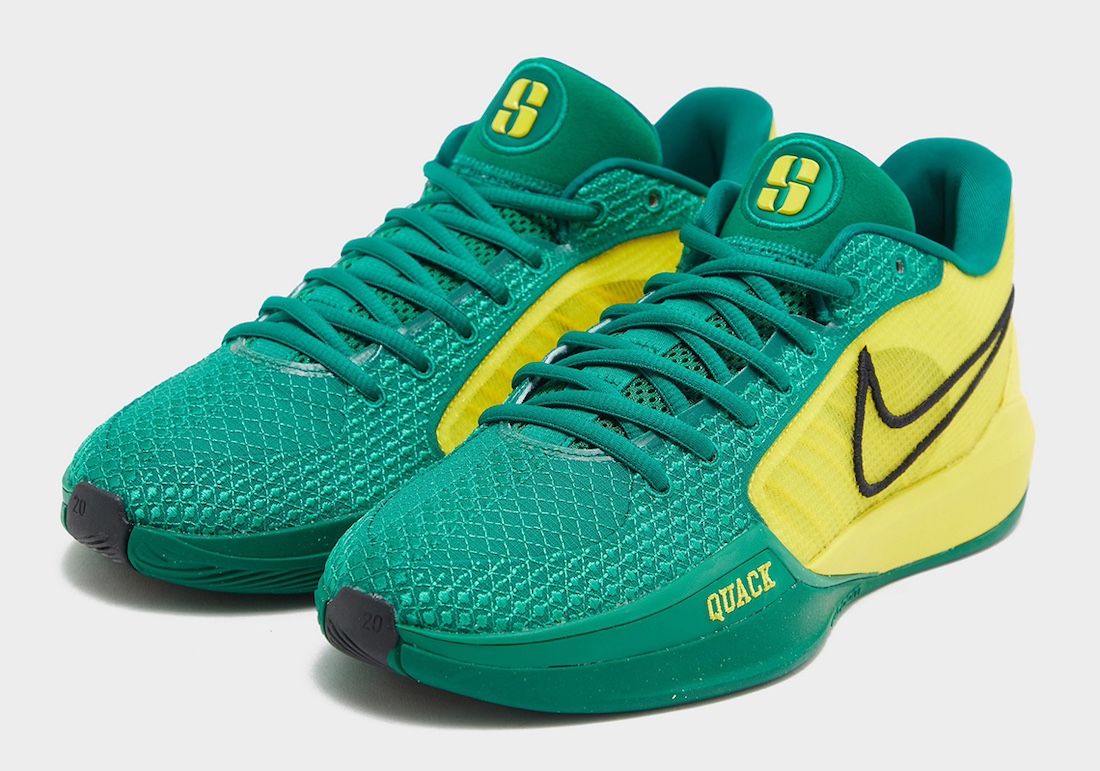 Nike Sabrina 1 Oregon Ducks "Quack Quack" Shoes