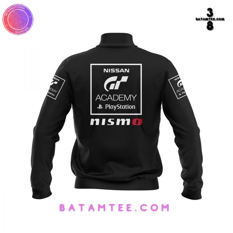 Nissan Nismo Academy Playstation Racing Black Personalized Bomber Jacket's Overview - Batamtee Shop - Threads & Totes: Your Style Destination