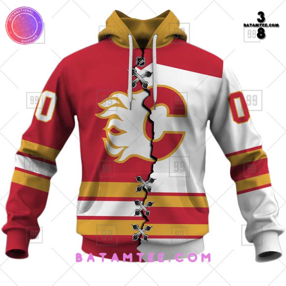 Personalized NHL Calgary Flames Mix Jersey Hoodie Special Design's Overview - Batamtee Shop - Threads & Totes: Your Style Destination