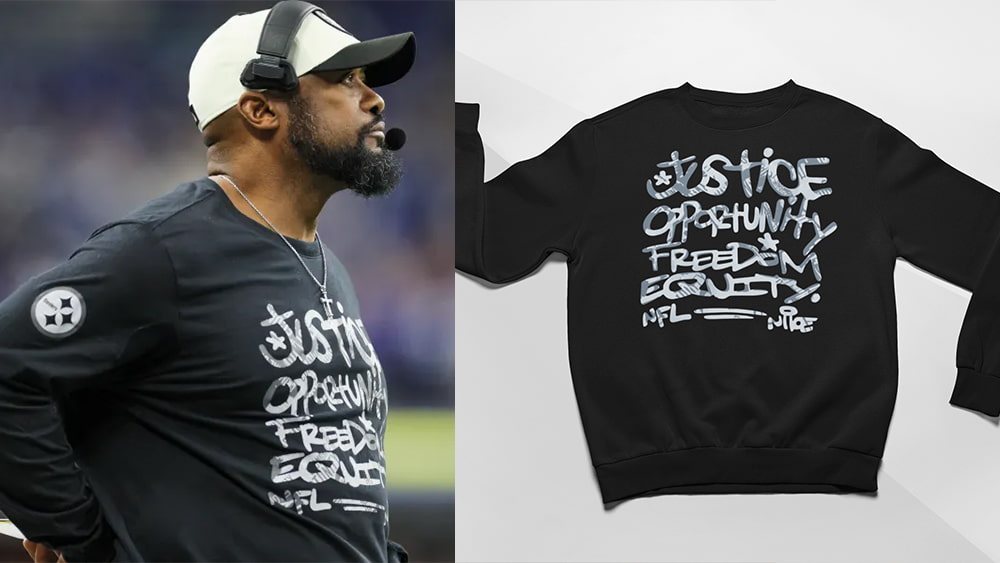 Backlash Hits Mike Tomlin on NFL Twitter Due to Sideline Outfit: Controversial 'Justice Opportunity Equity Freedom' Sweatshirt Stirs Debate