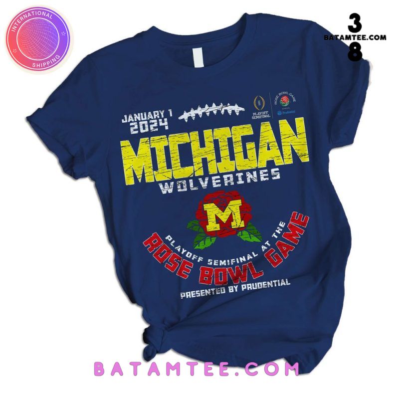 Michigan Wolverines Rose Bowl Game 2024 Pyjama Set